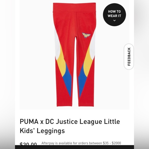 Puma Pants - NWT PUMA Wonder Woman leggings